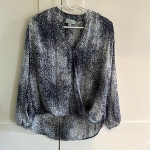 Veronica M faux wrap blouse
